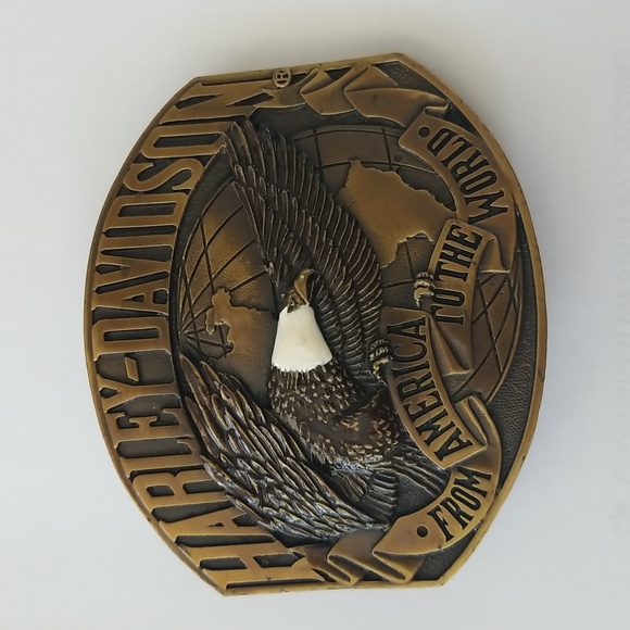 Harley-Davidson Other - Harley-Davidson Brass Eagle Belt Buckle